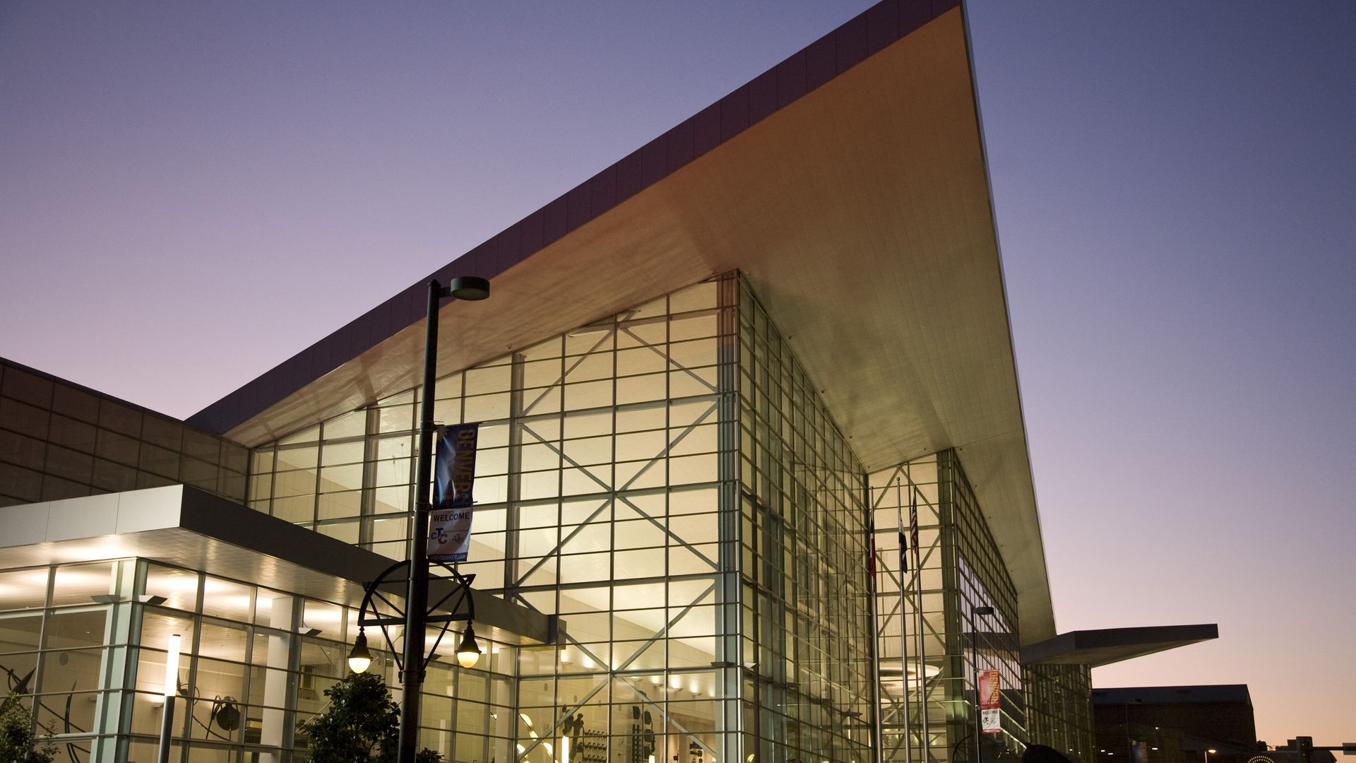 The Colorado Convention Center in Denver.