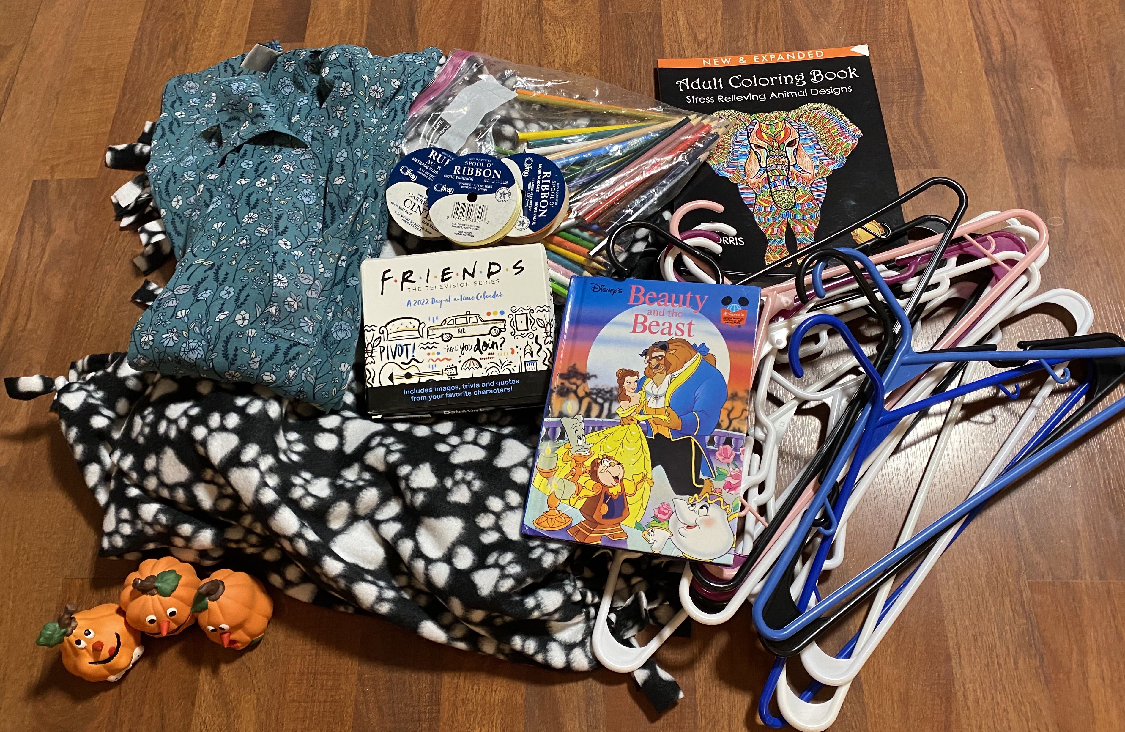 A pile of items from the Goodwill Outlet