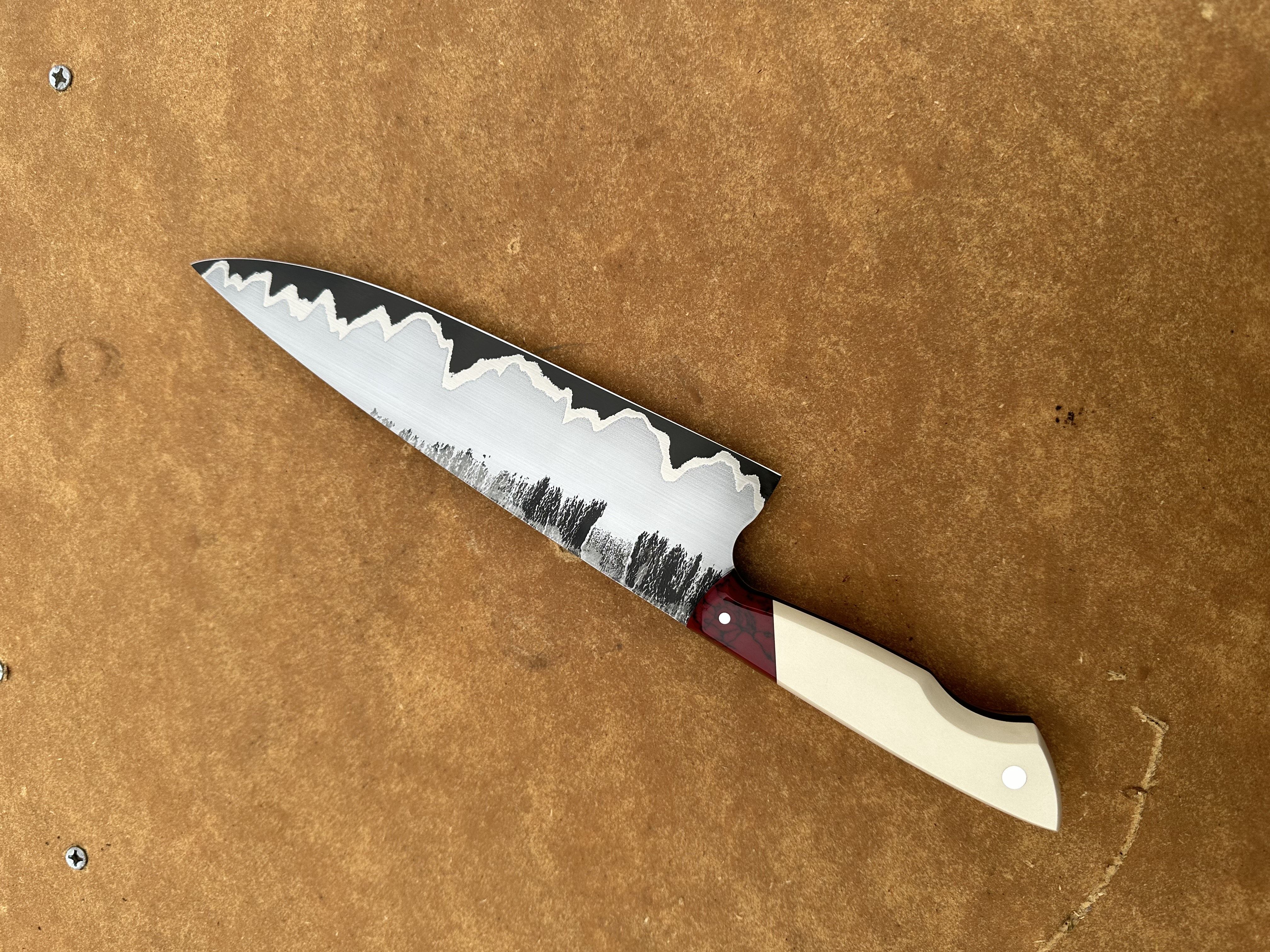 A knife from Horn & Heel