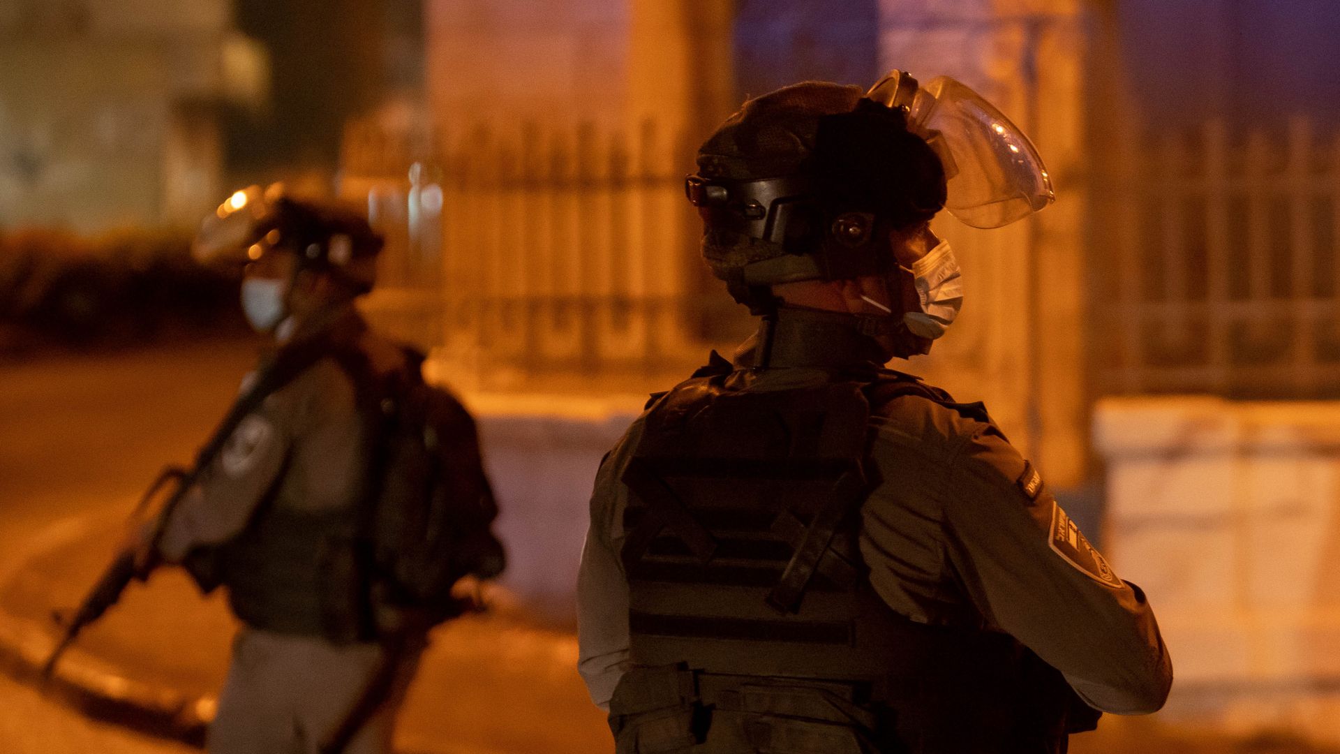 In this file photo, Israeli soliders hold thier during clashes with Palestinian protesters in the West Bank city of Bethlehem, on Sept 8, 2021
