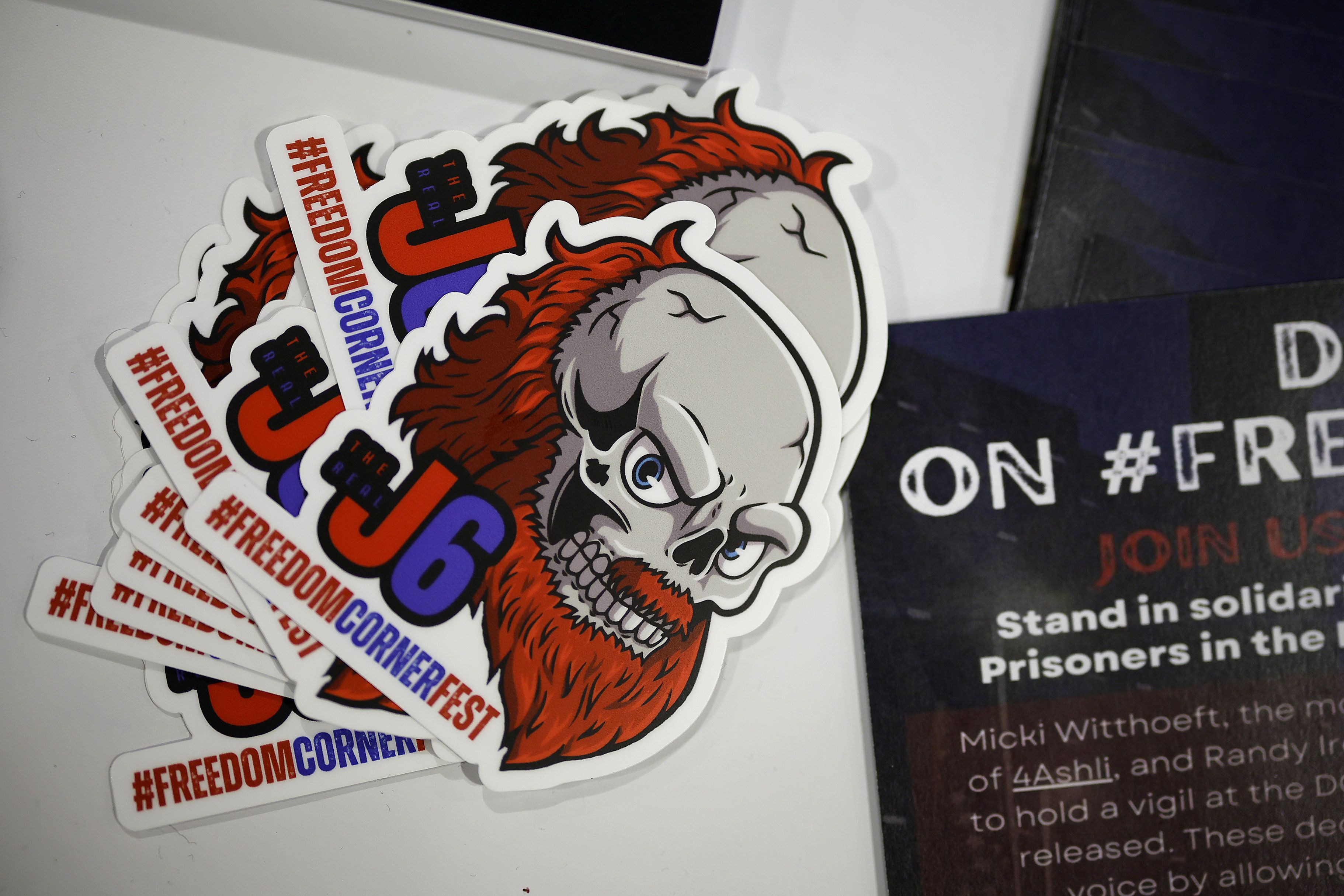 January 6 political prisoner sticker