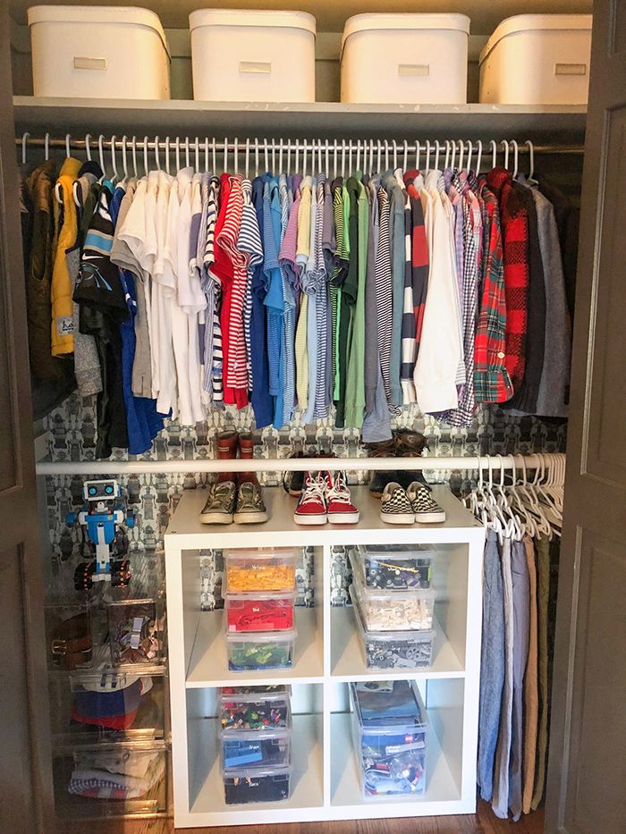 Home Tour B Noble Styled Henry's closet