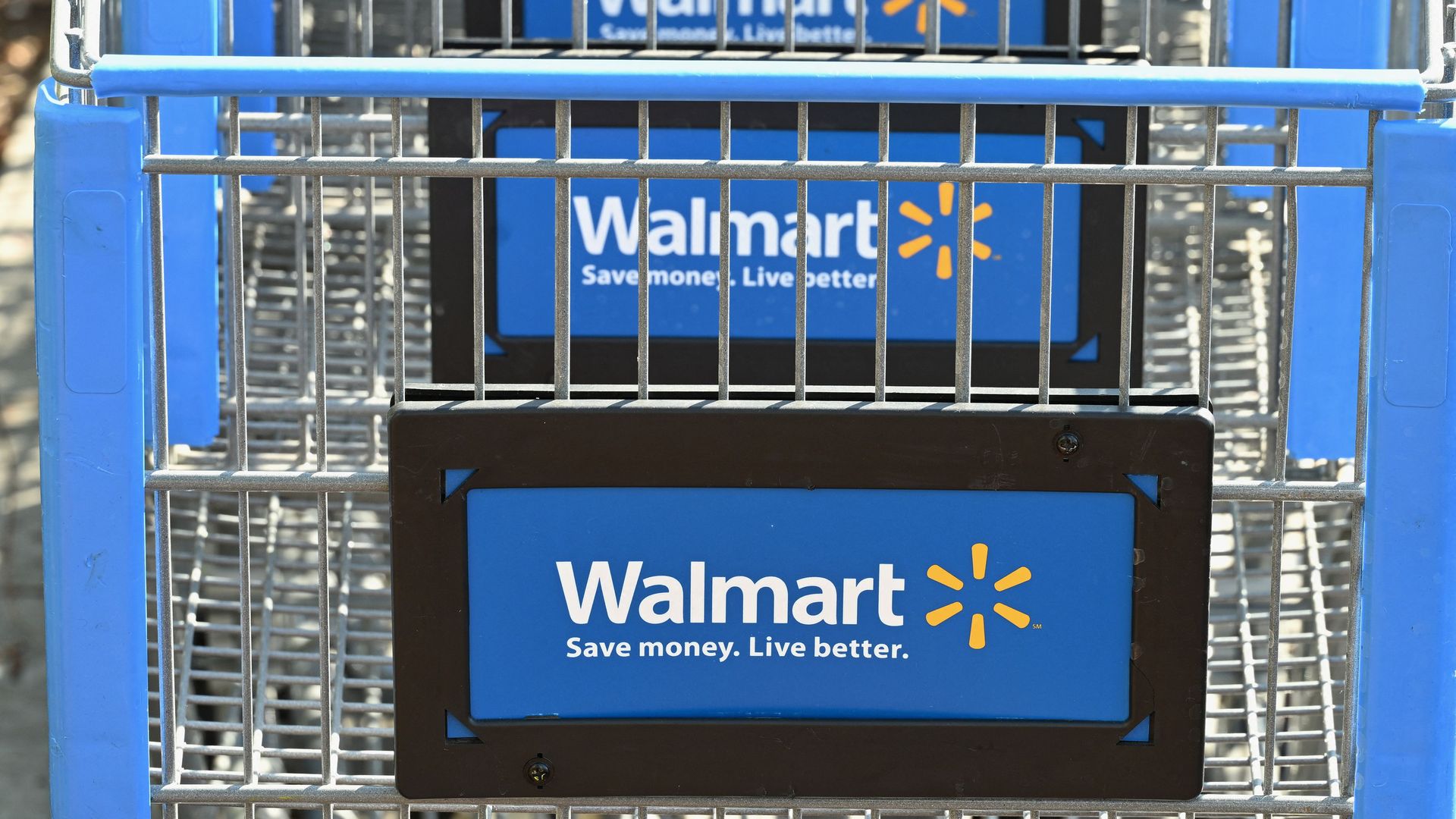 Walmart grocery carts 