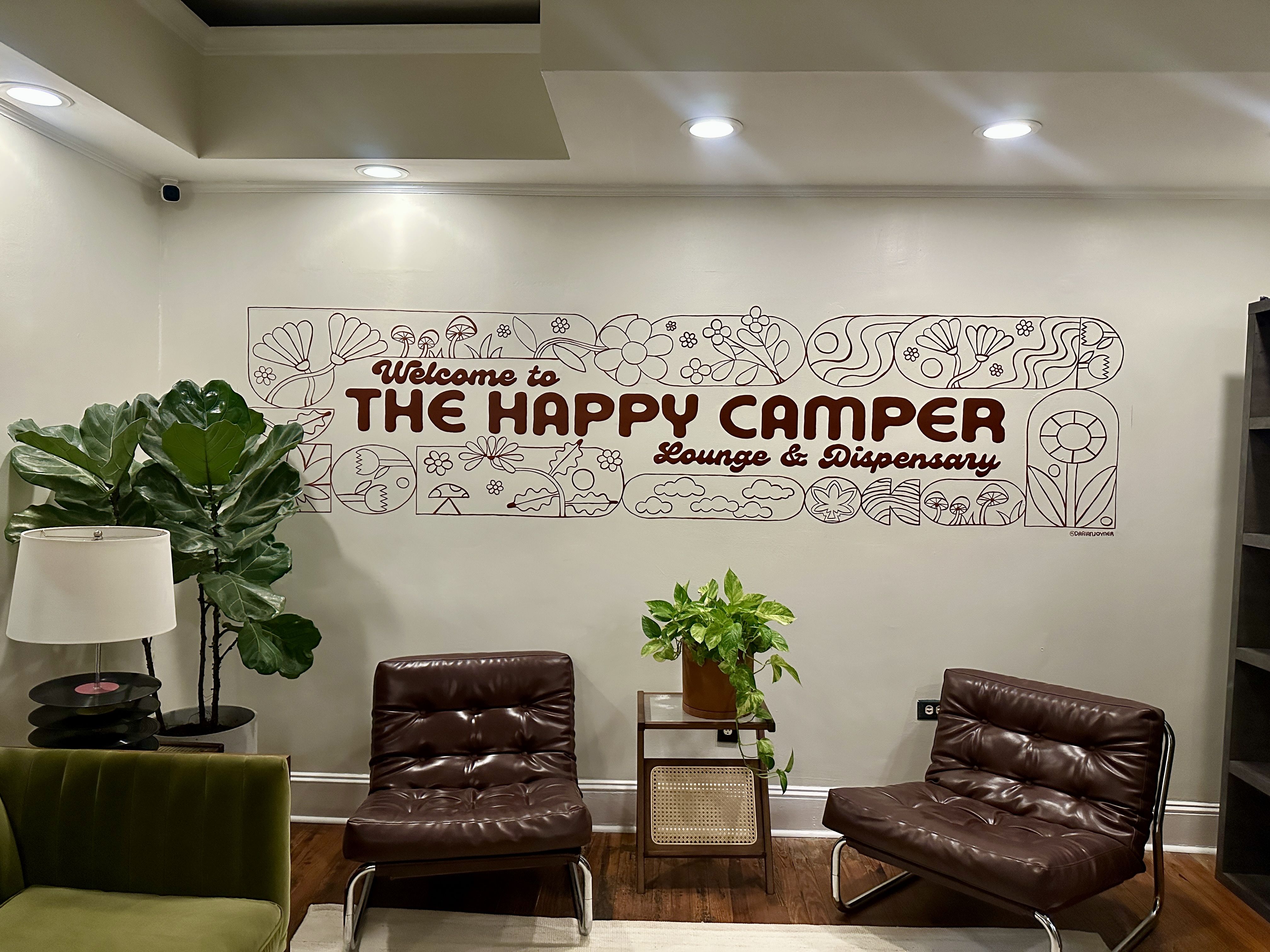 Smoking THC lounge in NoDa Charlotte dispensary