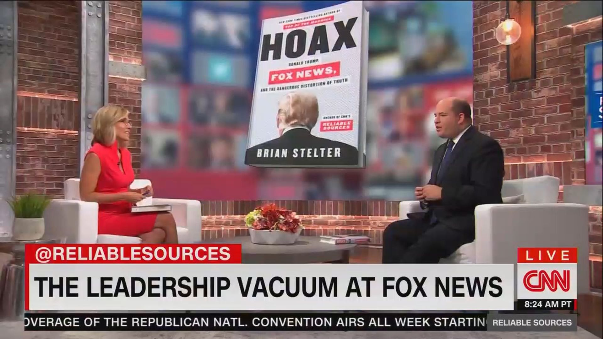 Brian Stelter's Fox News book "Hoax" sells out, with rush reprint - Axios