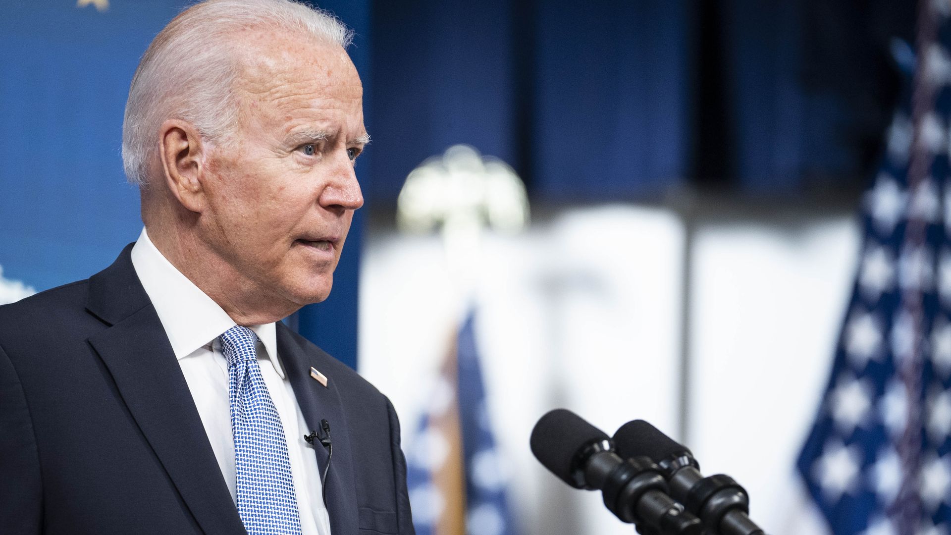 President Joe Biden speaks before signing.