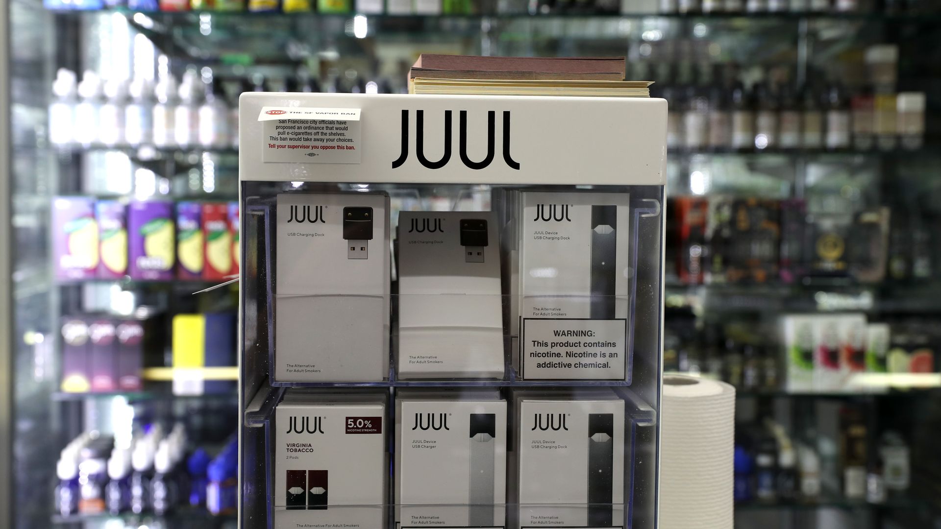 Juul products.