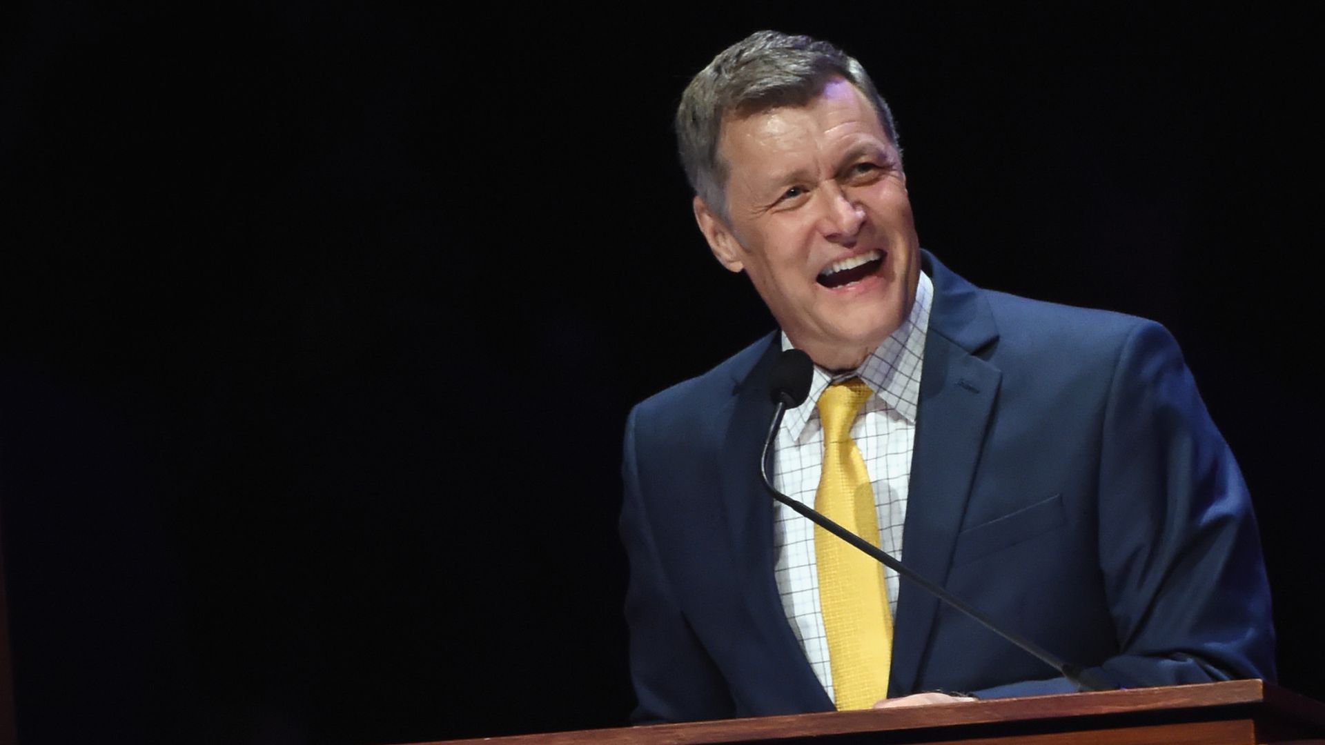 Opry host WSM's Bill Cody during Grand Ole Opry Total Eclipse 2017 Special Sunday Night Show at Grand Ole Opry House on August 20, 2017 in Nashville, Tennessee.