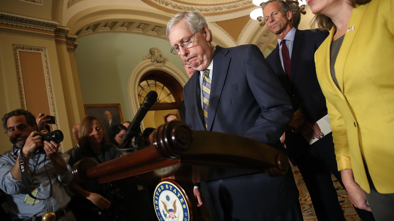 Mitch McConnell says Senate will put Trump on trial if House votes to ...