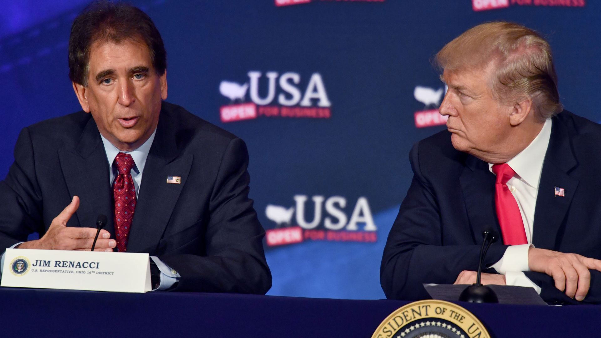 President Trump and Jim Renacci