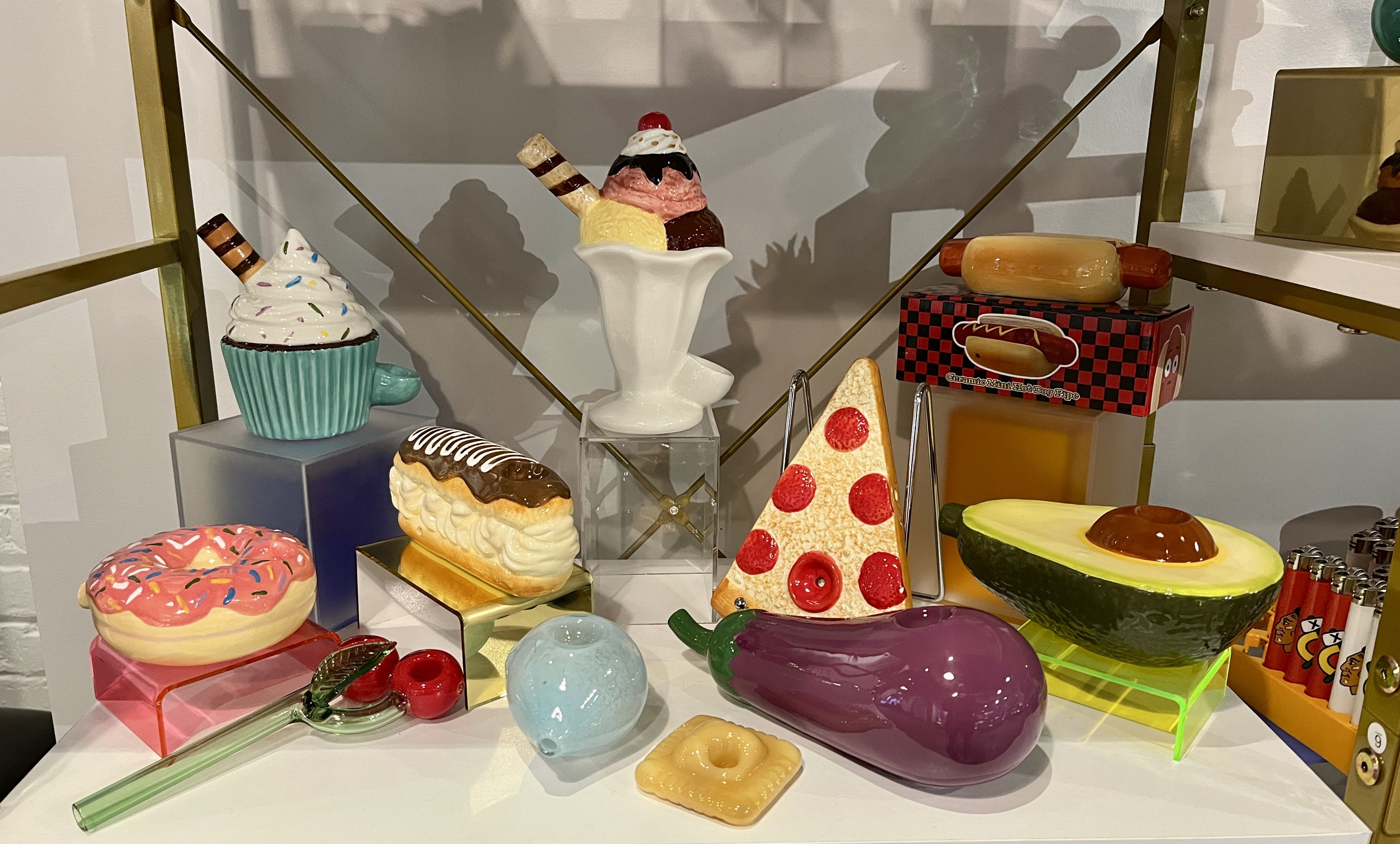 ceramic food toys