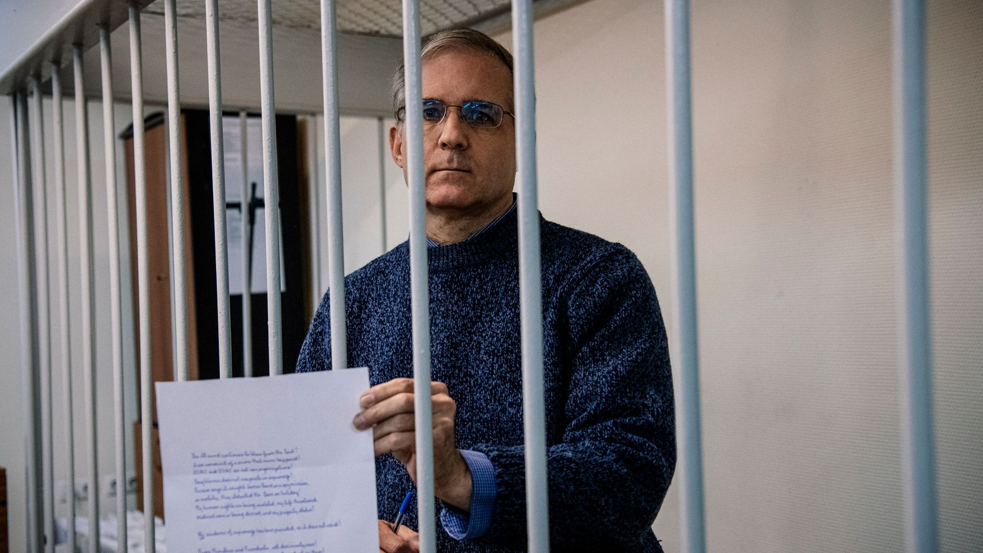US-British Paul Whelan, a former US Marine accused of espionage and arrested in Russia in December 2018.