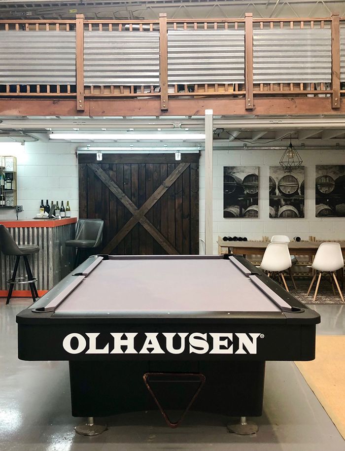 pool table at cork vault