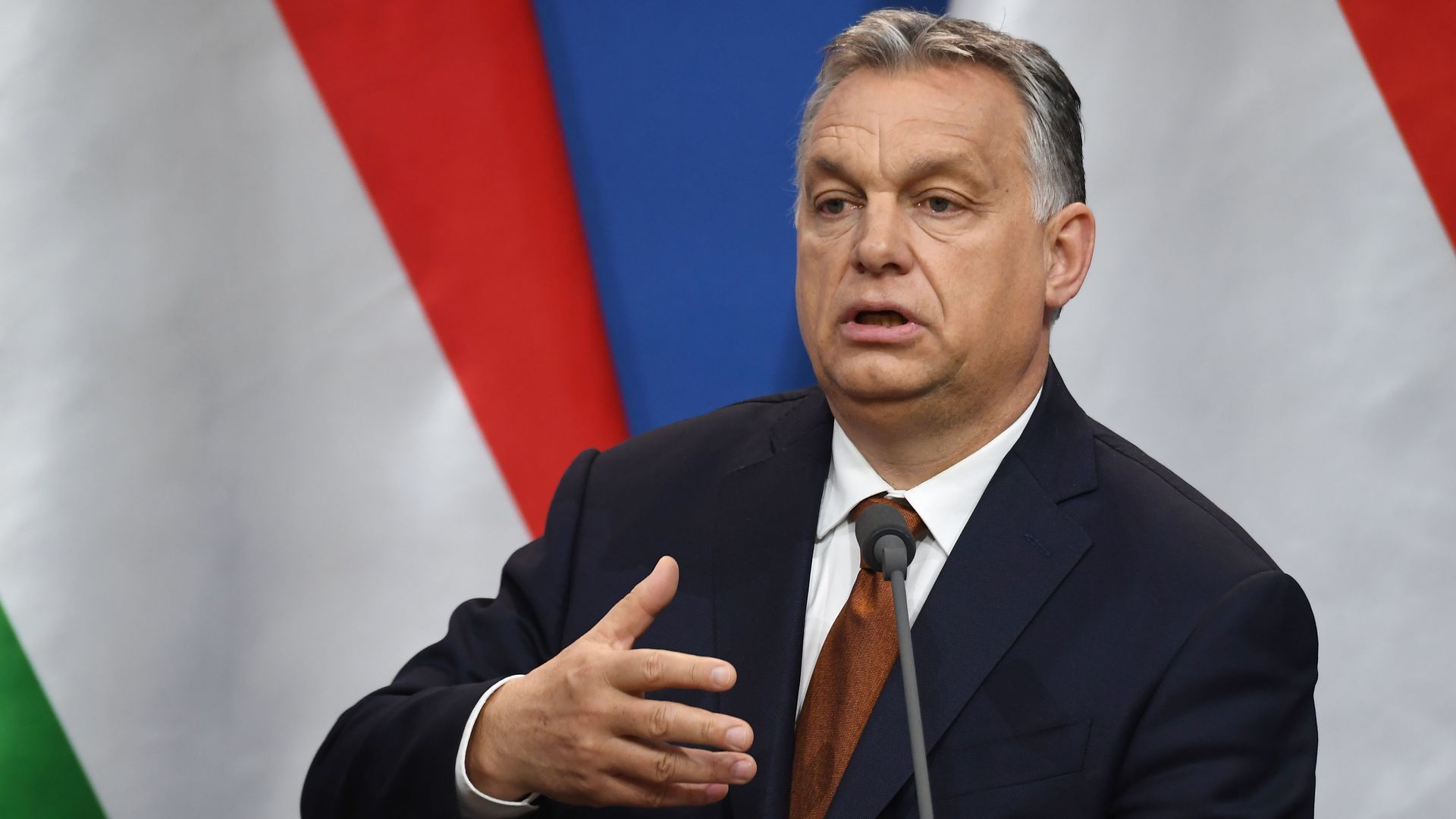 Viktor Orban speaking