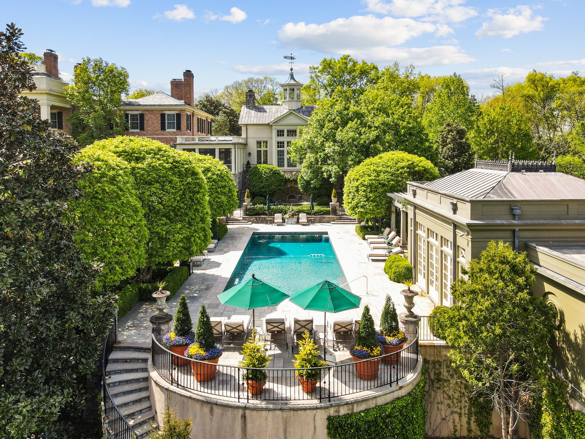 Nashville's most expensive home, listed at $50M pool