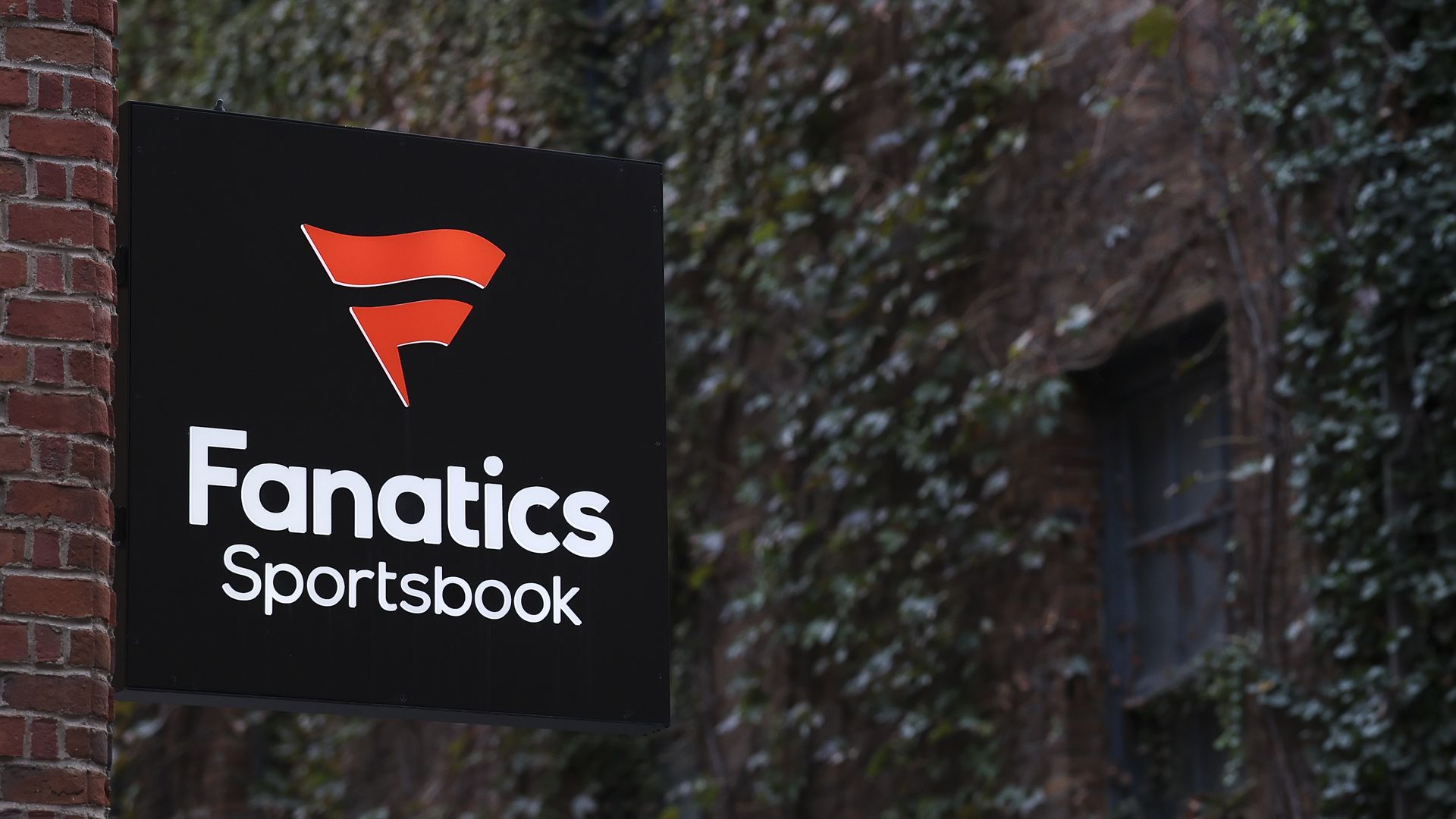 The sign for Fanatics Sportsbook across from Nationwide Arena