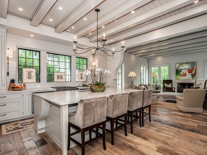 Dartmouth Place kitchen and living room