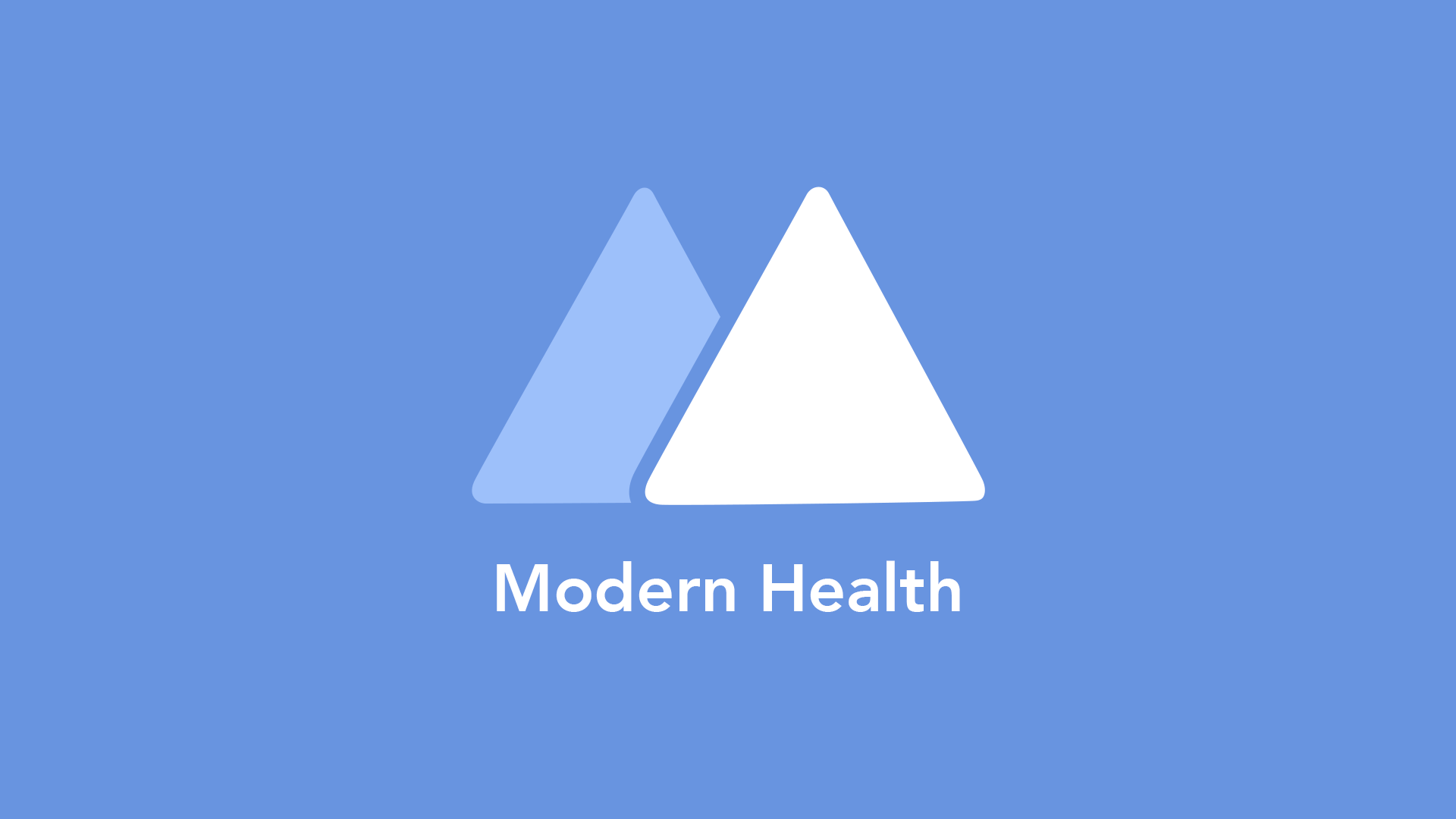 lllustration an animated Modern Health logo
