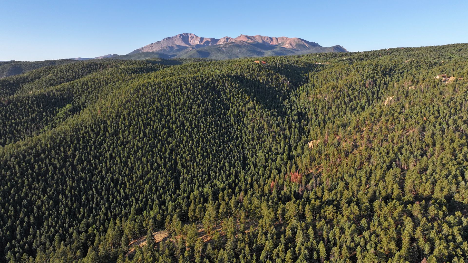 An aerial view of the Pinestone Ranch property. Photo: Courtesy of the Palmer Land Conservancy
