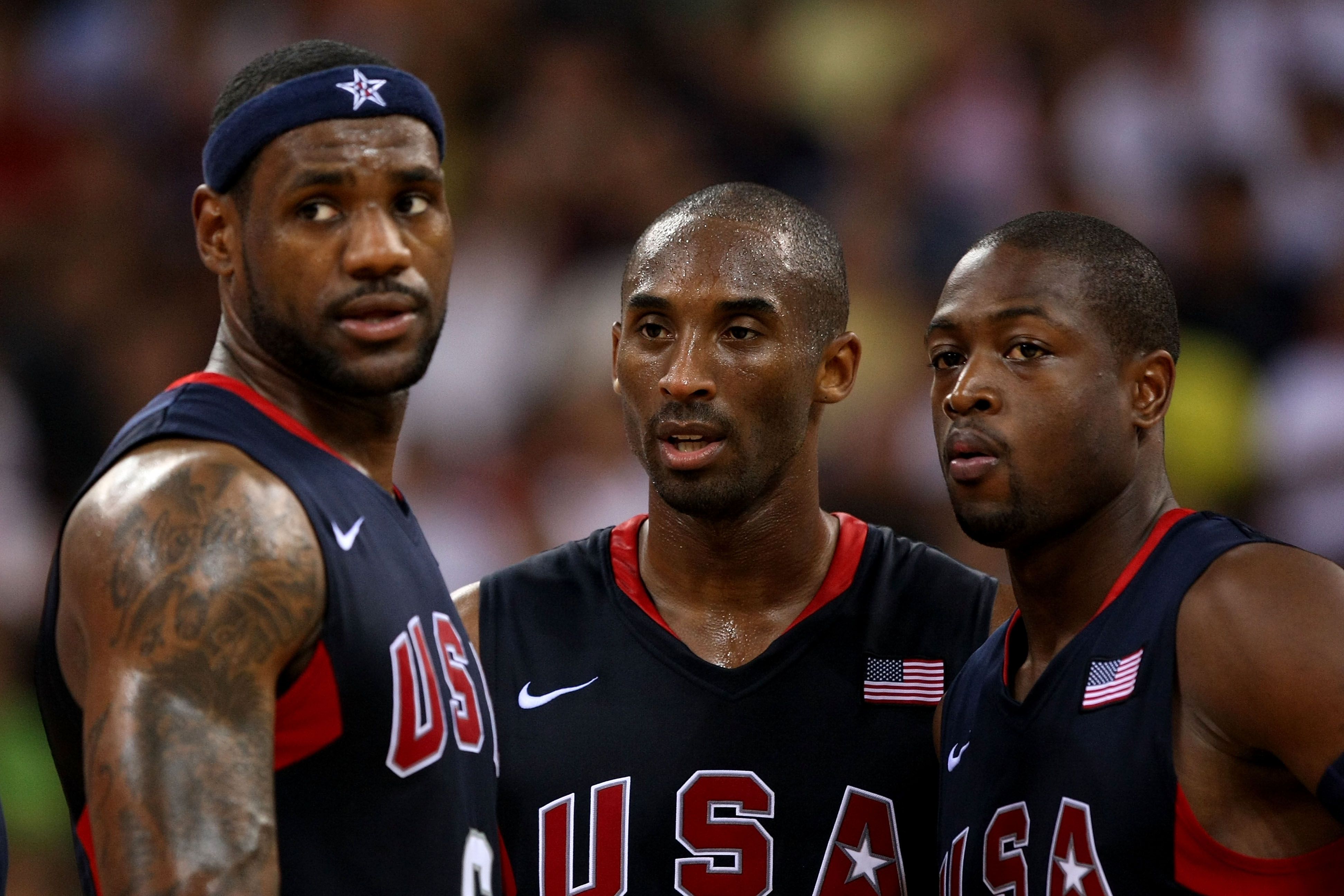 Kobe, LeBron James and Dwyane Wade