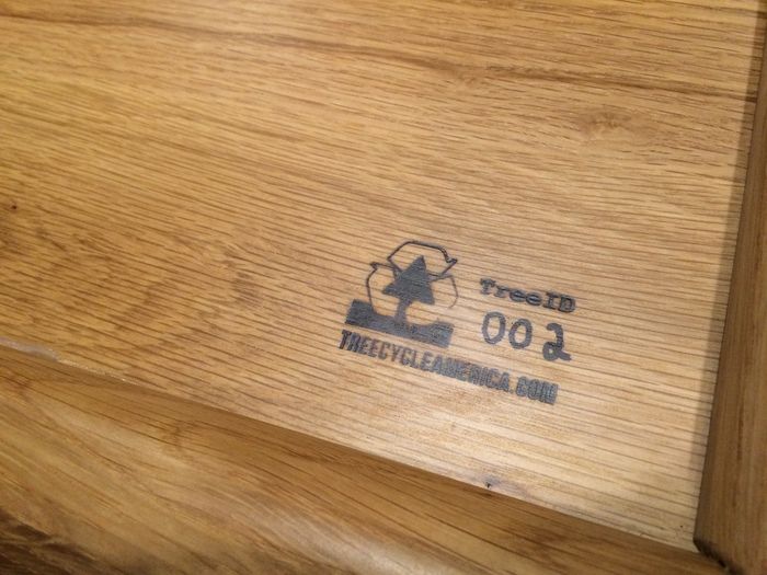 wood serial number white oak charlotte bar