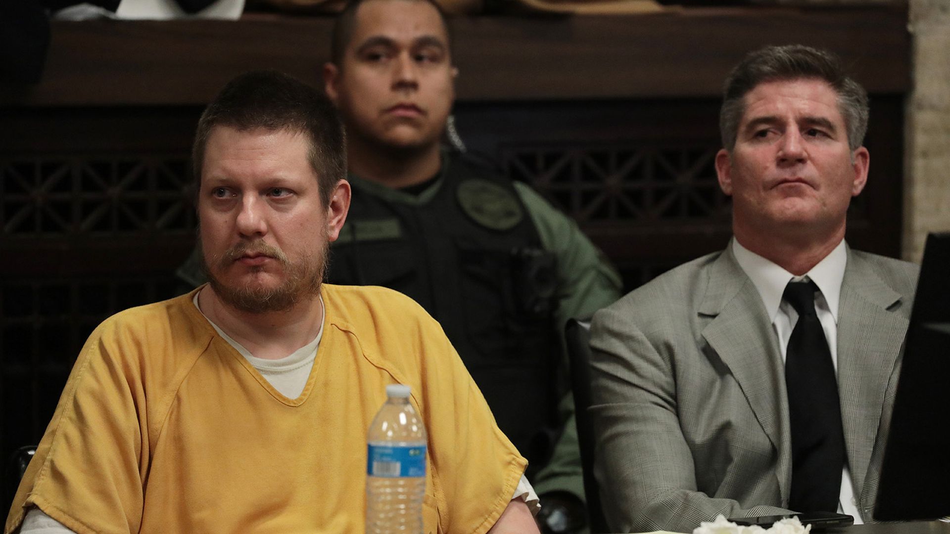 Prisoner in court