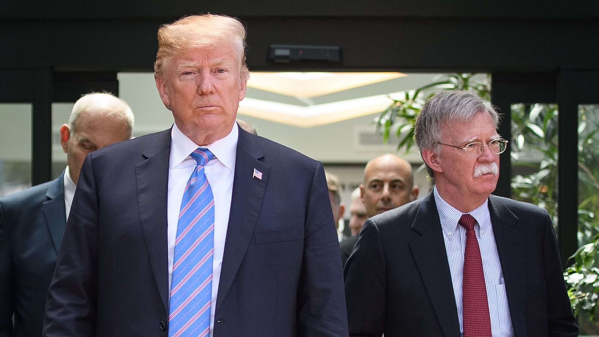 President Trump and former National Security Adviser John Bolton
