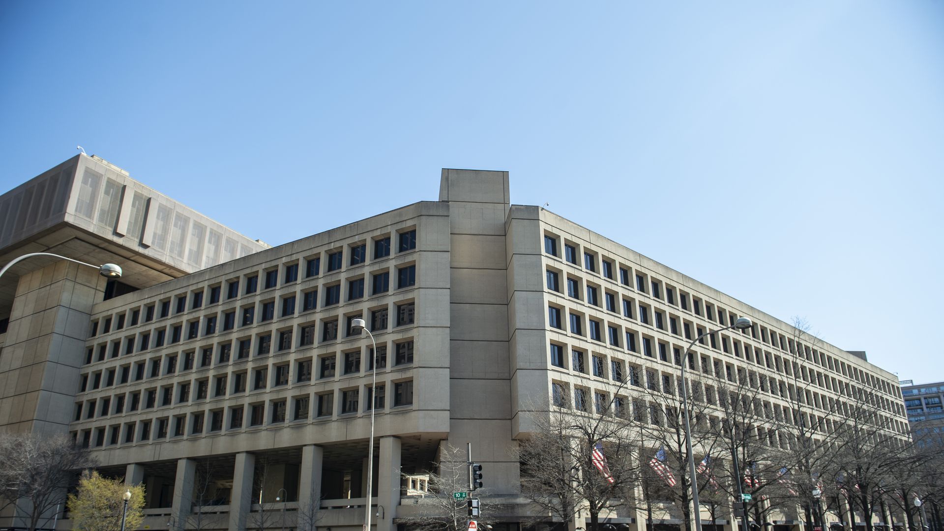 Image of the FBI building in Washington, DC