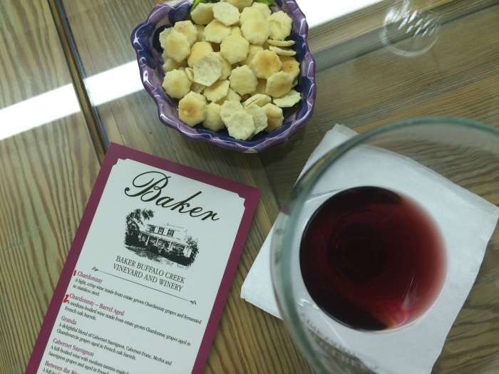 Baker Buffalo Creek tasting