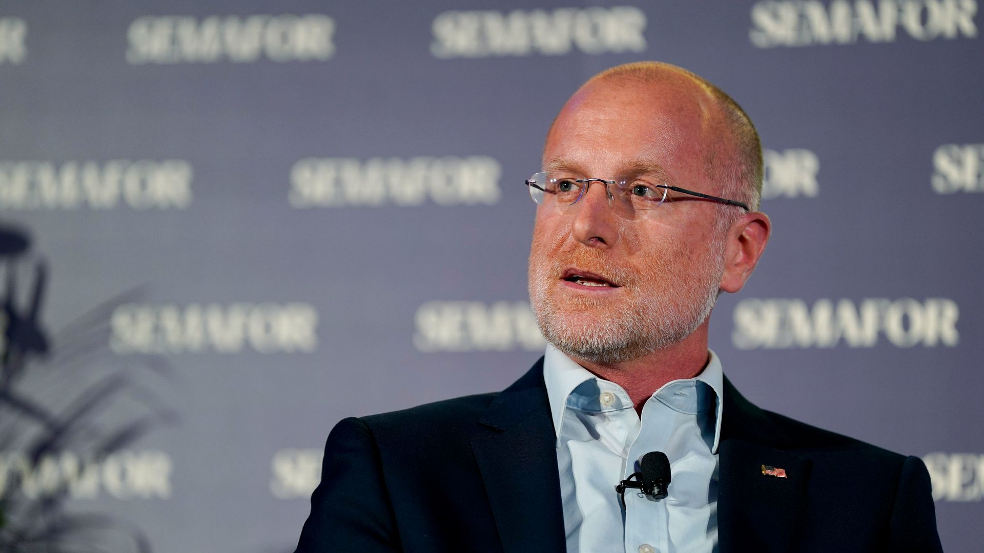 rendan Carr, commissioner at the Federal Communications Commission (FCC), speaks during the Semafor Innovating to Restore Trust in News Summit 