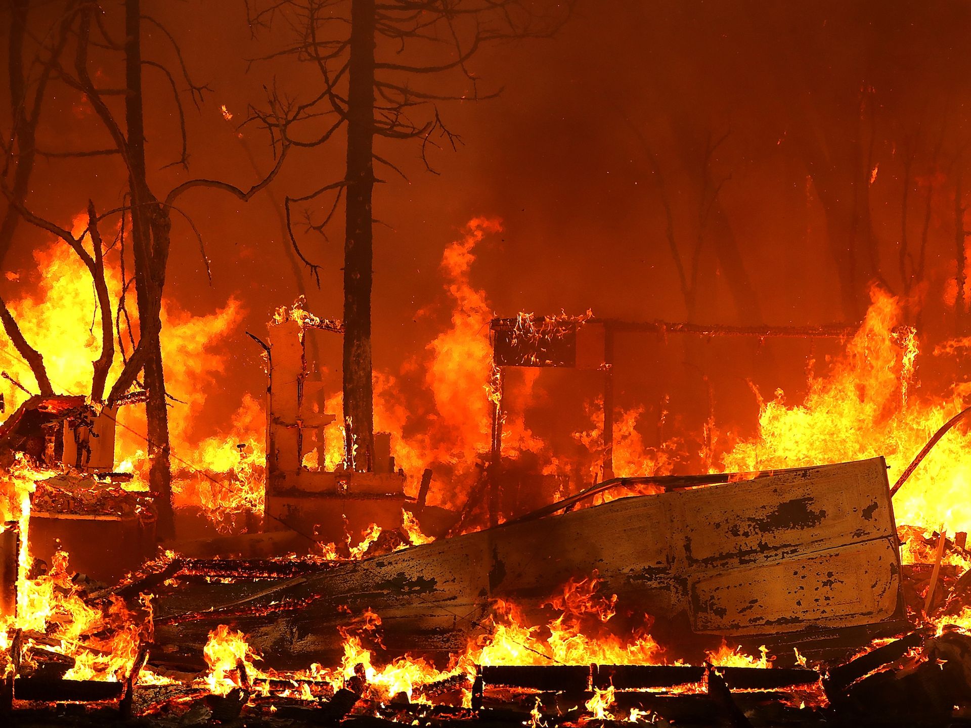 Photos Show Paradise, California, One Year After Camp Fire Devastation