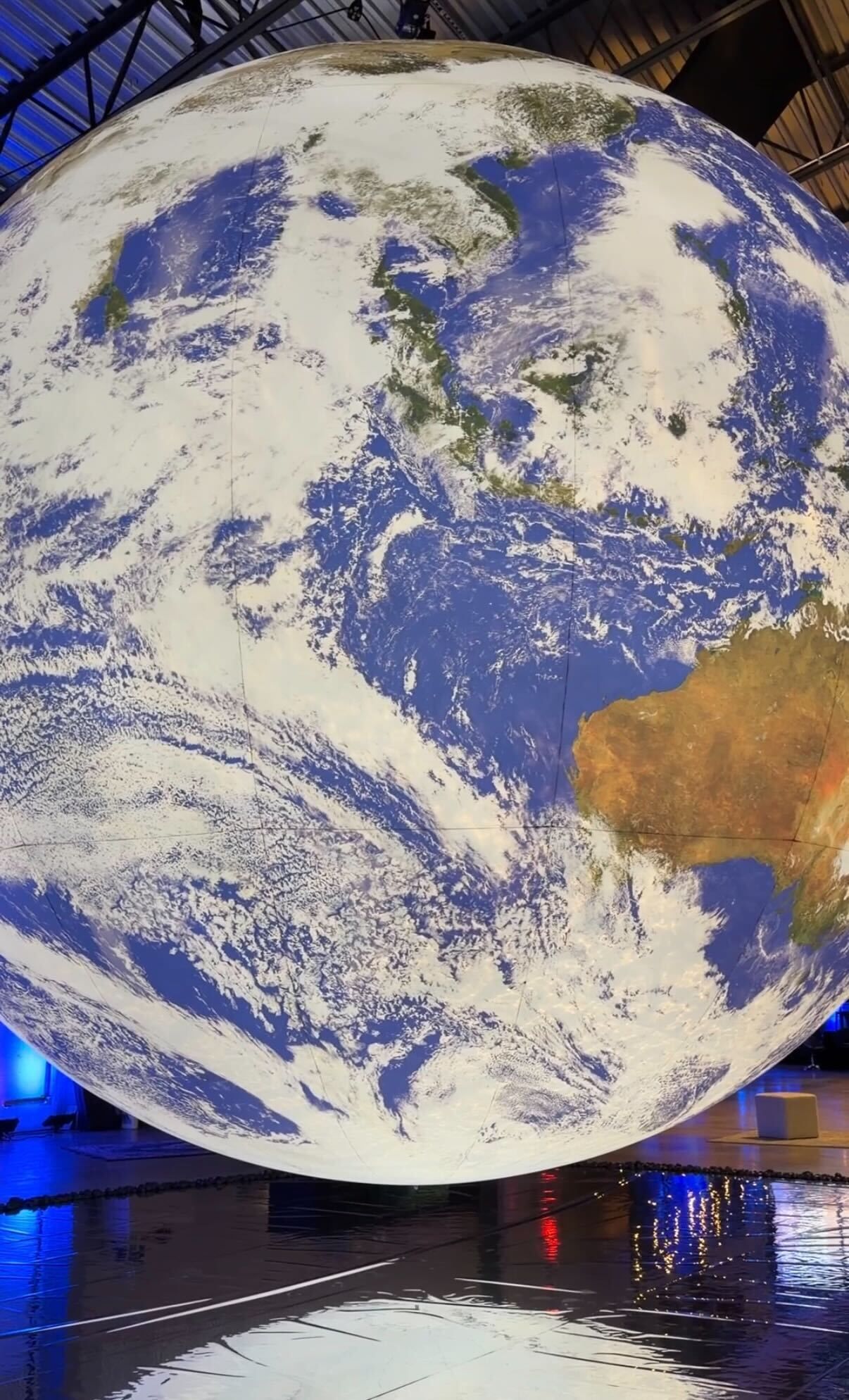 Giant globe. 