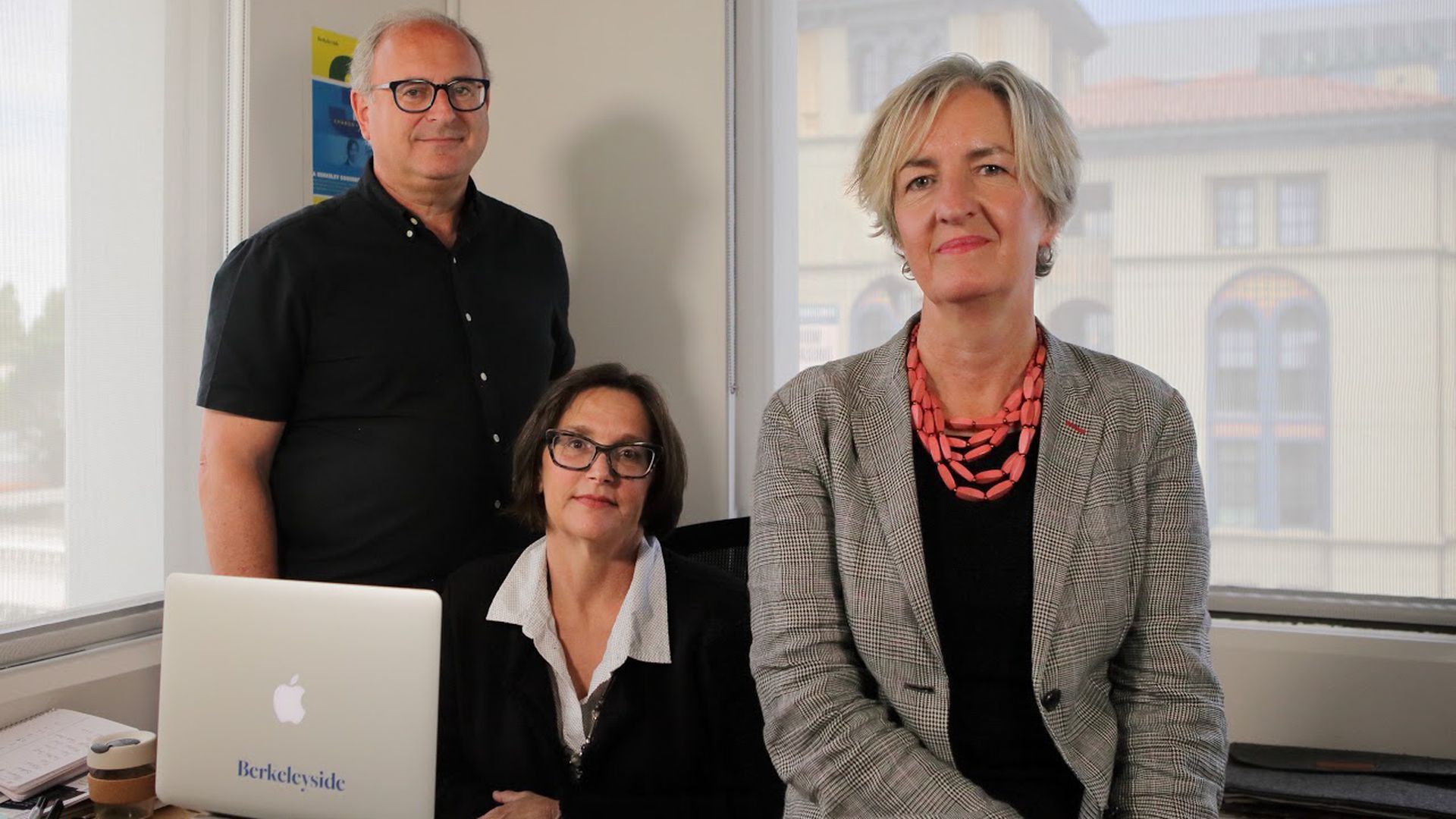 Berkeleyside founders Lance Knobel, Frances Dinkelspiel and Tracey Taylor.