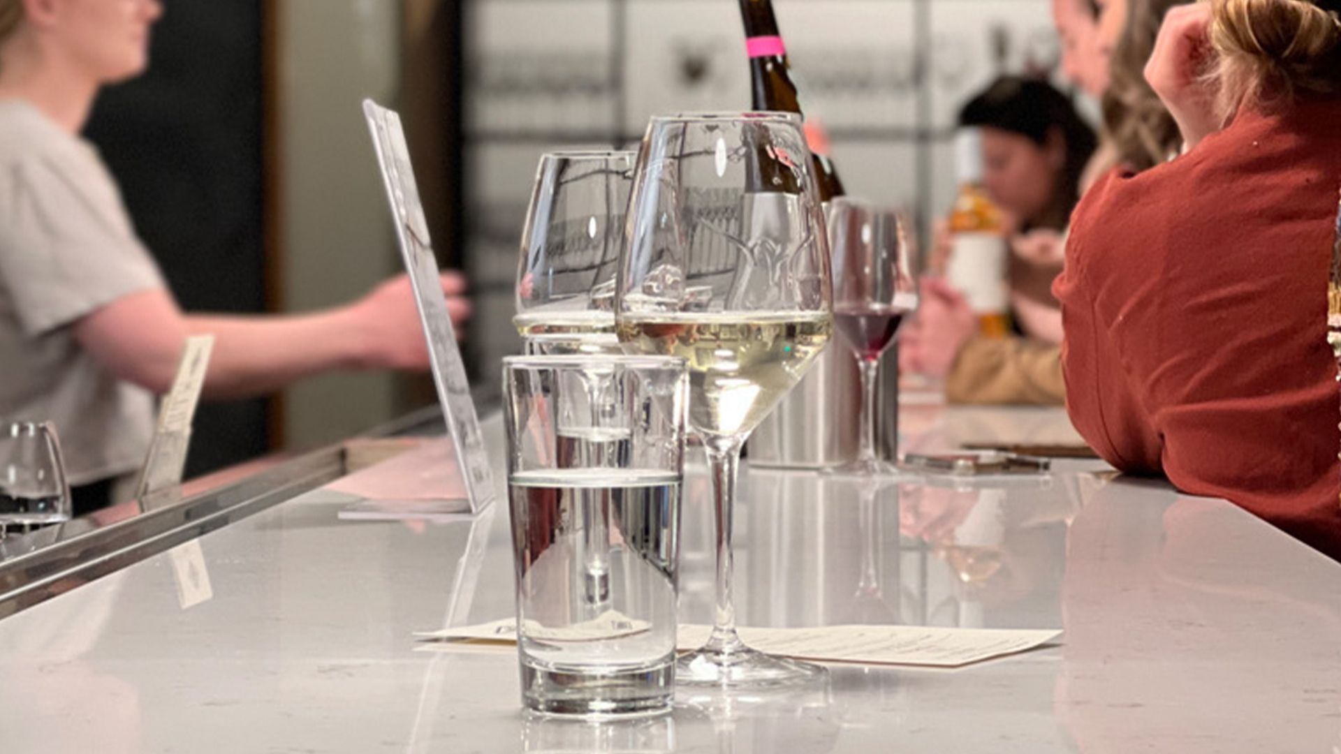 Raleigh Wine Shop's bar