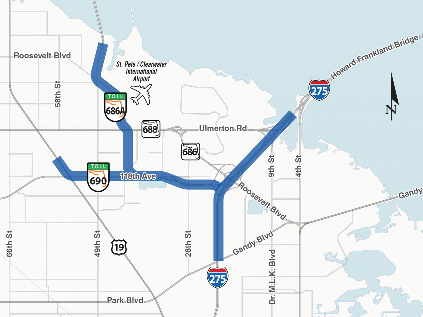 アクセスポイント Pinellas' Gateway Expressway to open Friday - St Pete Catalyst