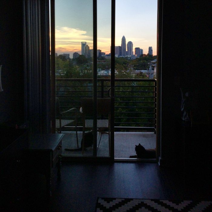 charlotte from balcony