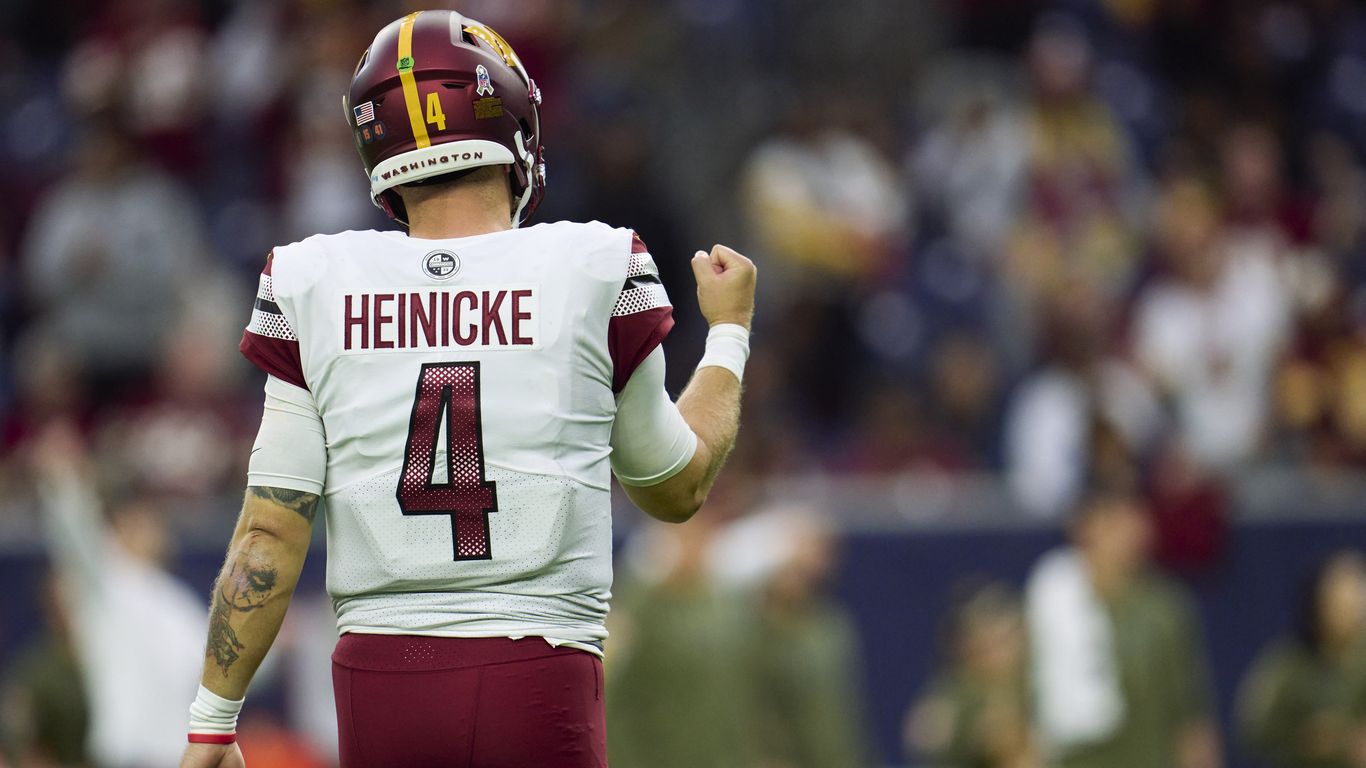 Heinicke could lead the Commanders to a playoff run
