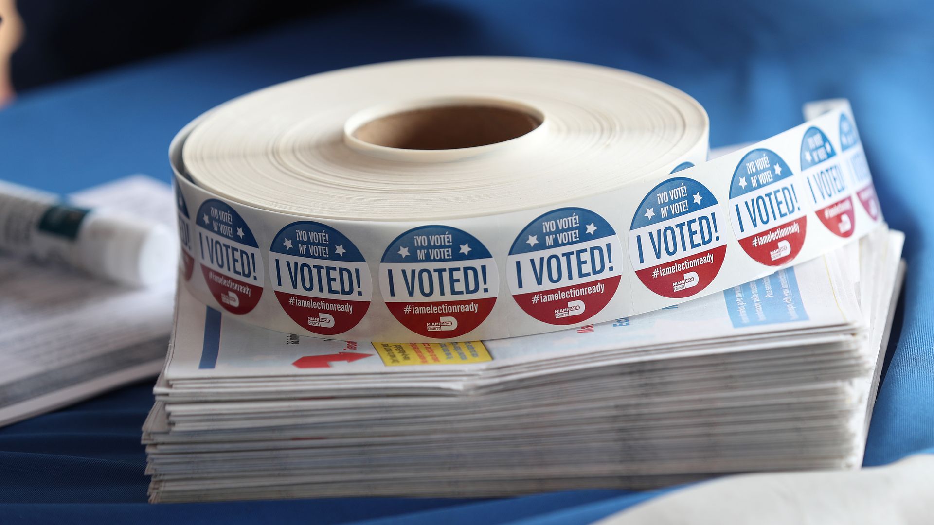 "I voted" stickers