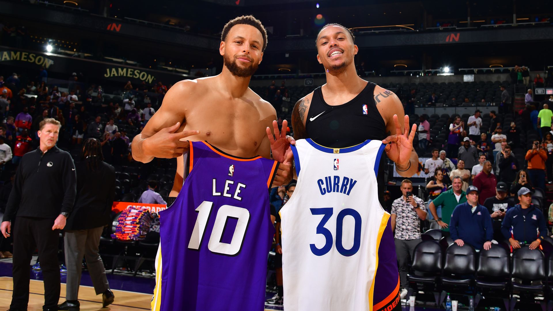 damion lee and steph curry