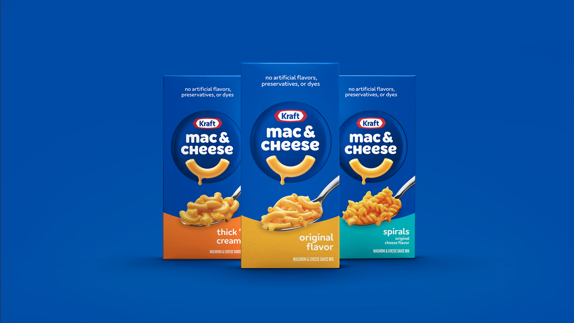 Boxes of Kraft Mac & Cheese