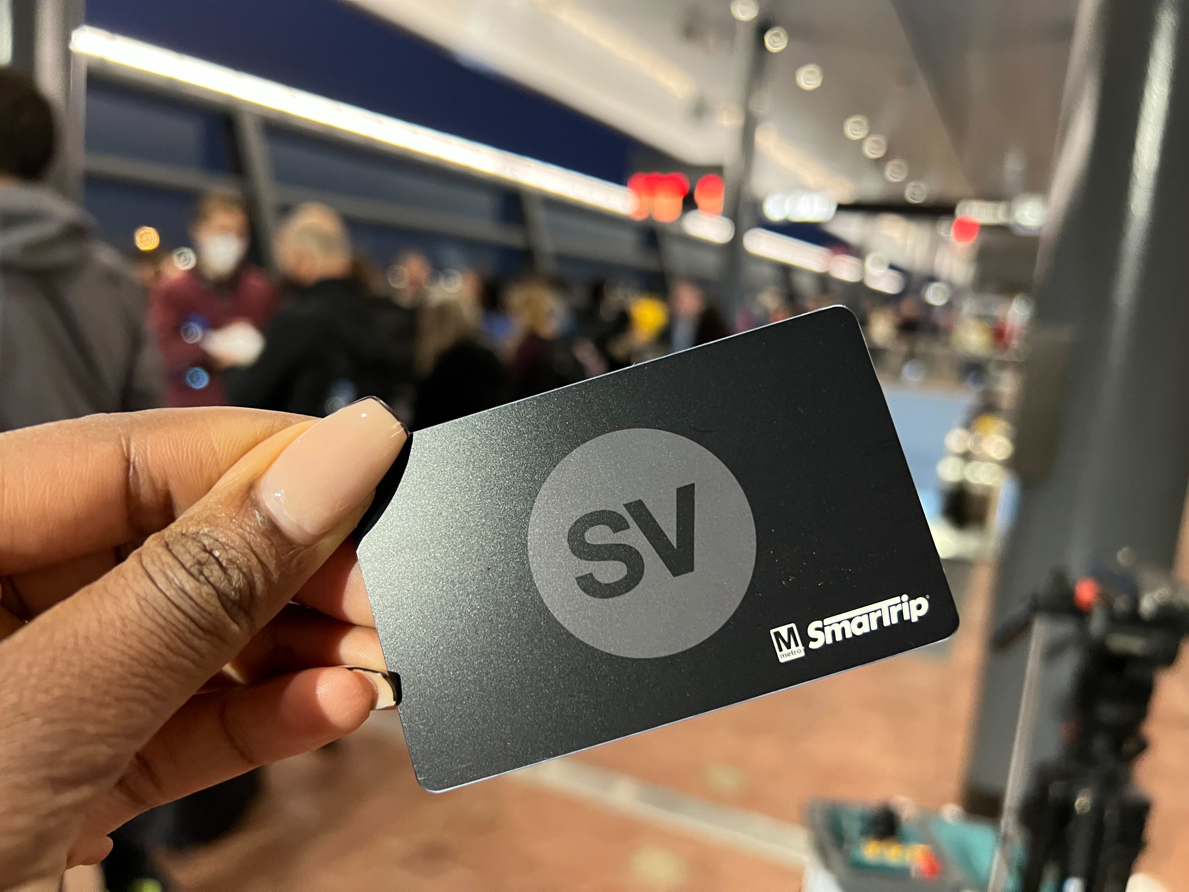 A Silver Line Metro card