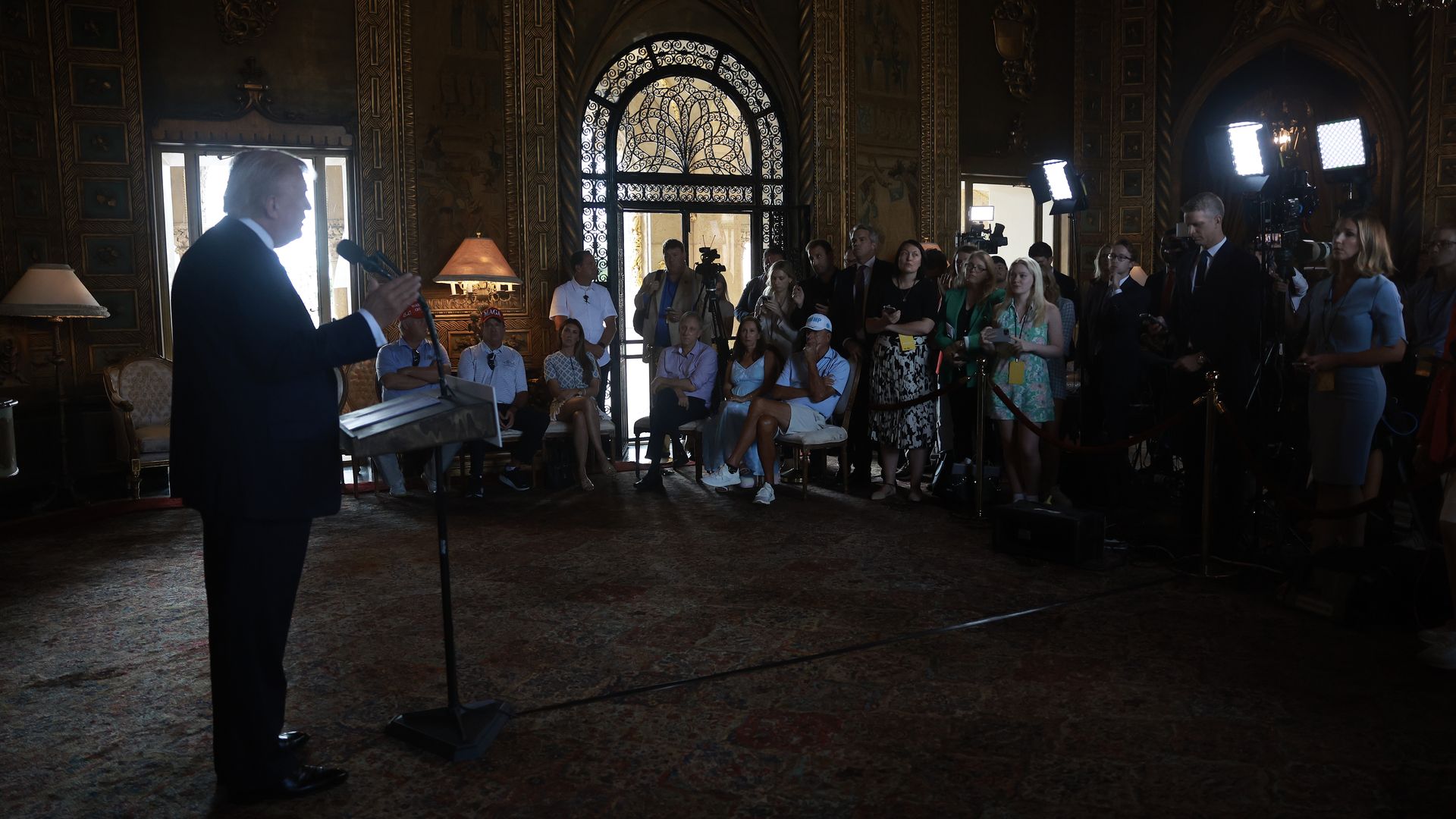 Former president Trump