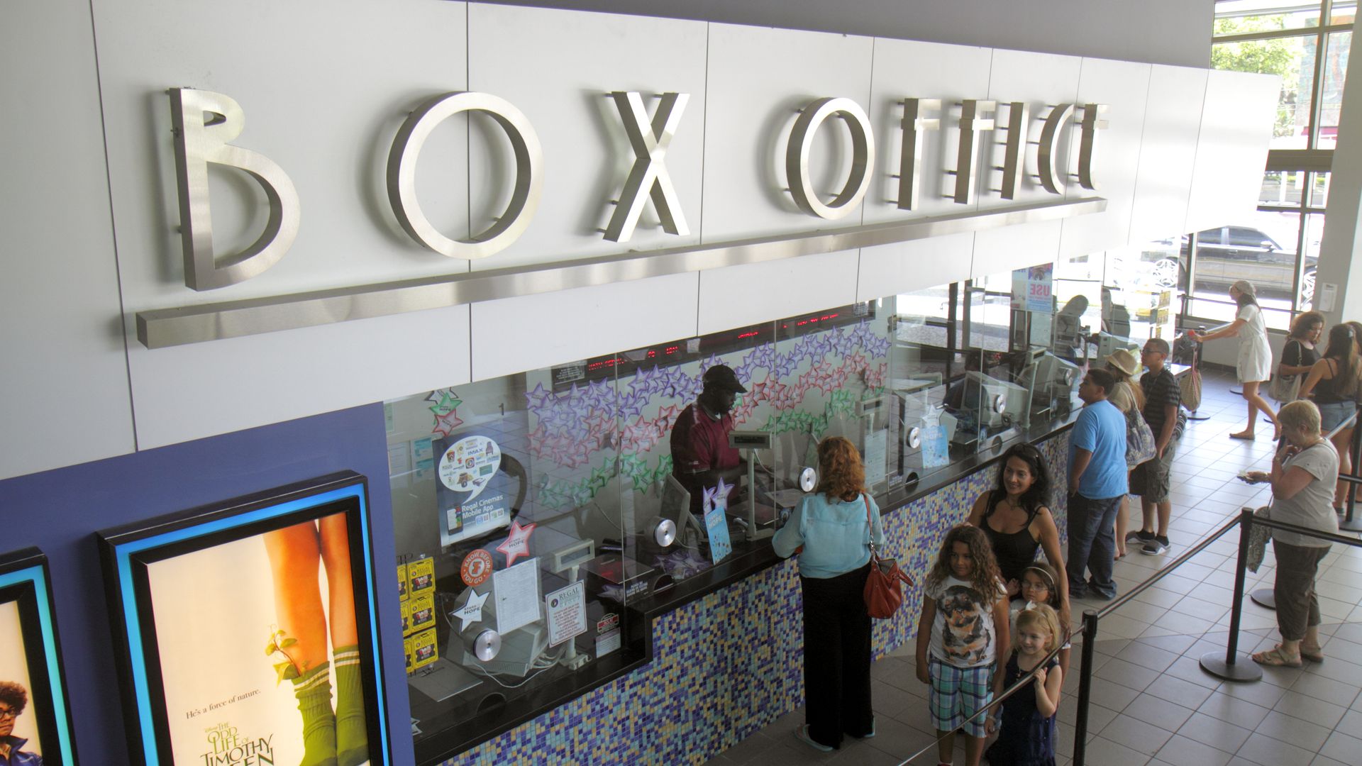 Box office in South beach florida. 