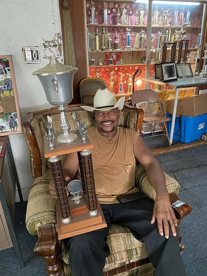 Bobby and Ron Martin, big m stables, druid hills, black cowboy, charlotte