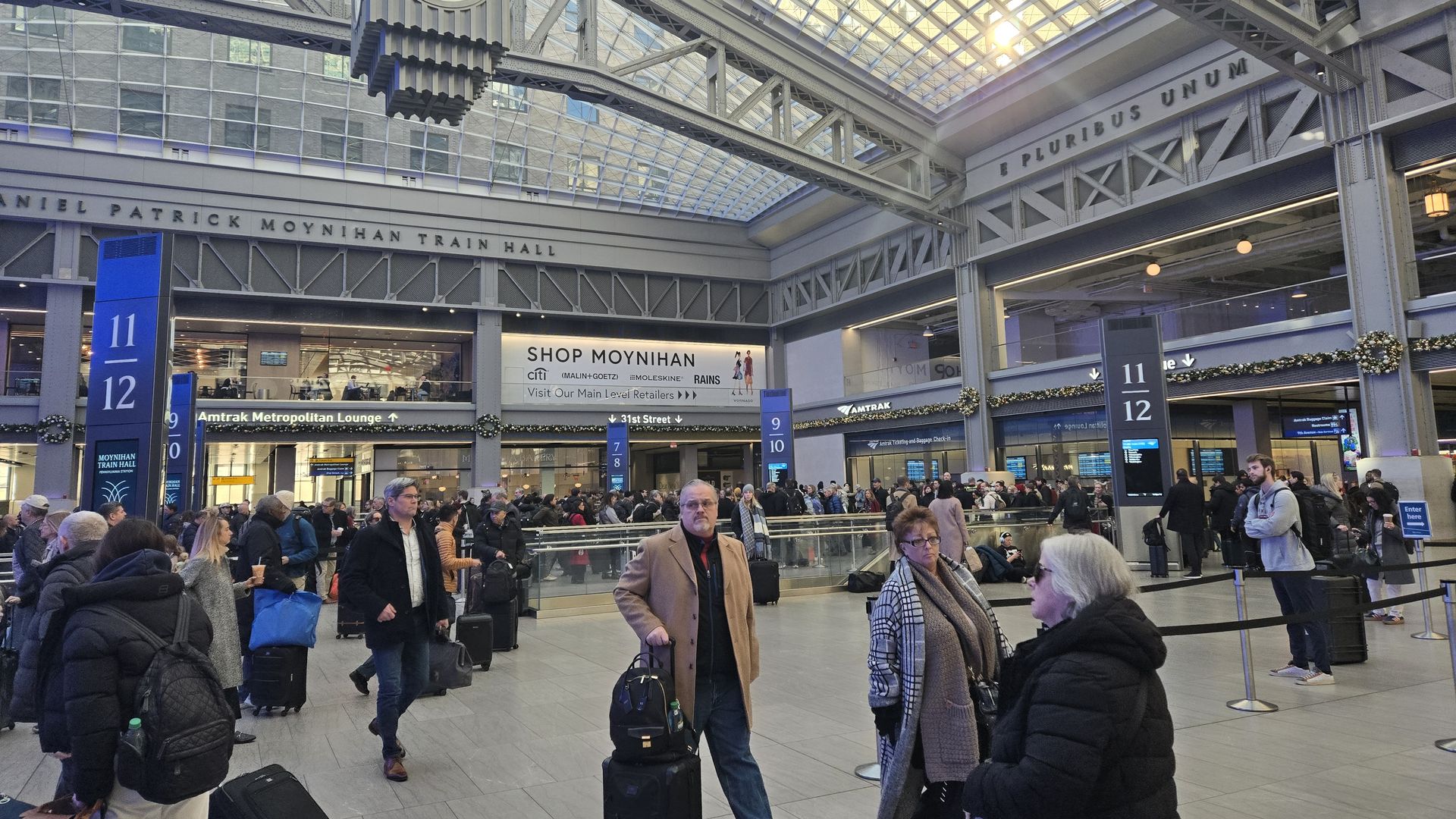 The NYC rail station