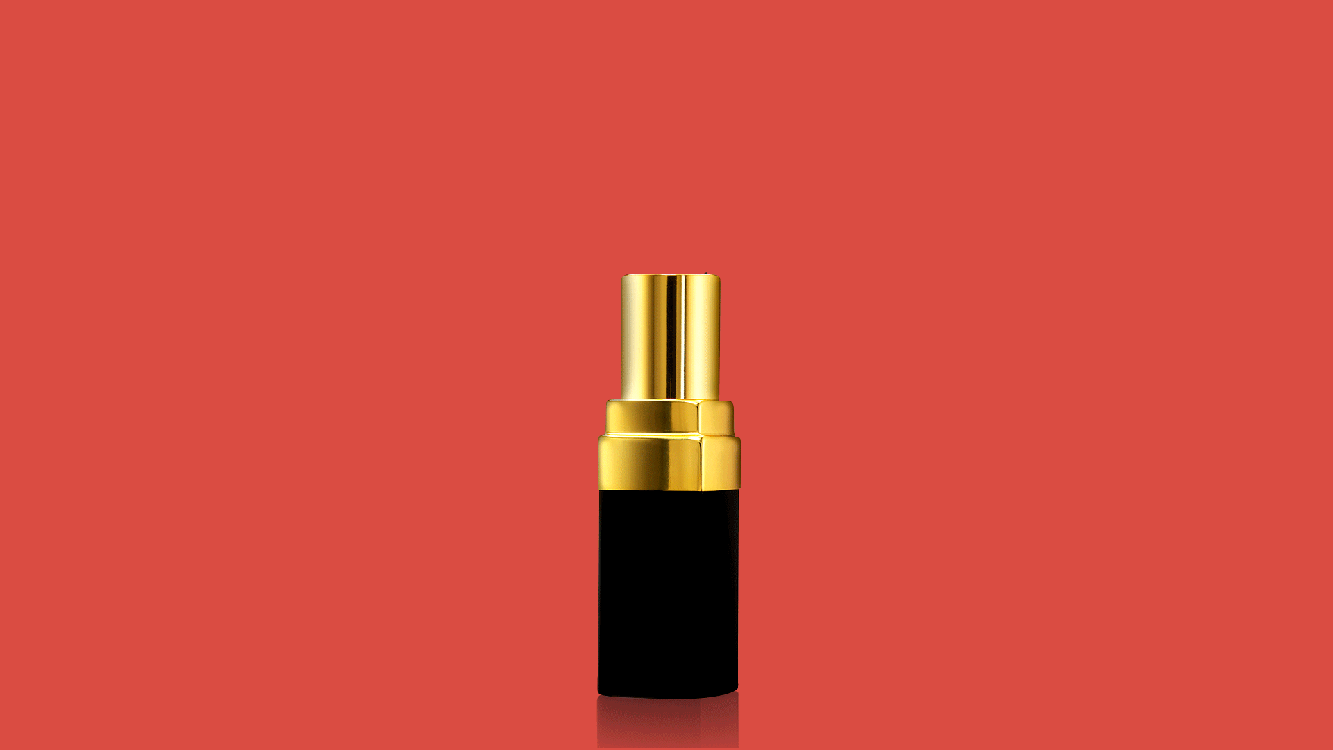 Illustration of lipstick in the shape of a dollar