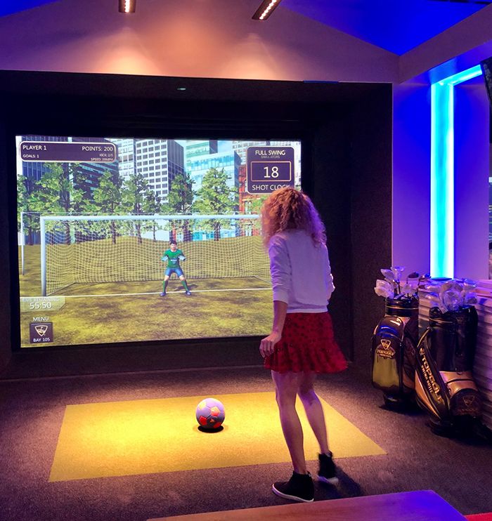 soccer at topgolf in uptown