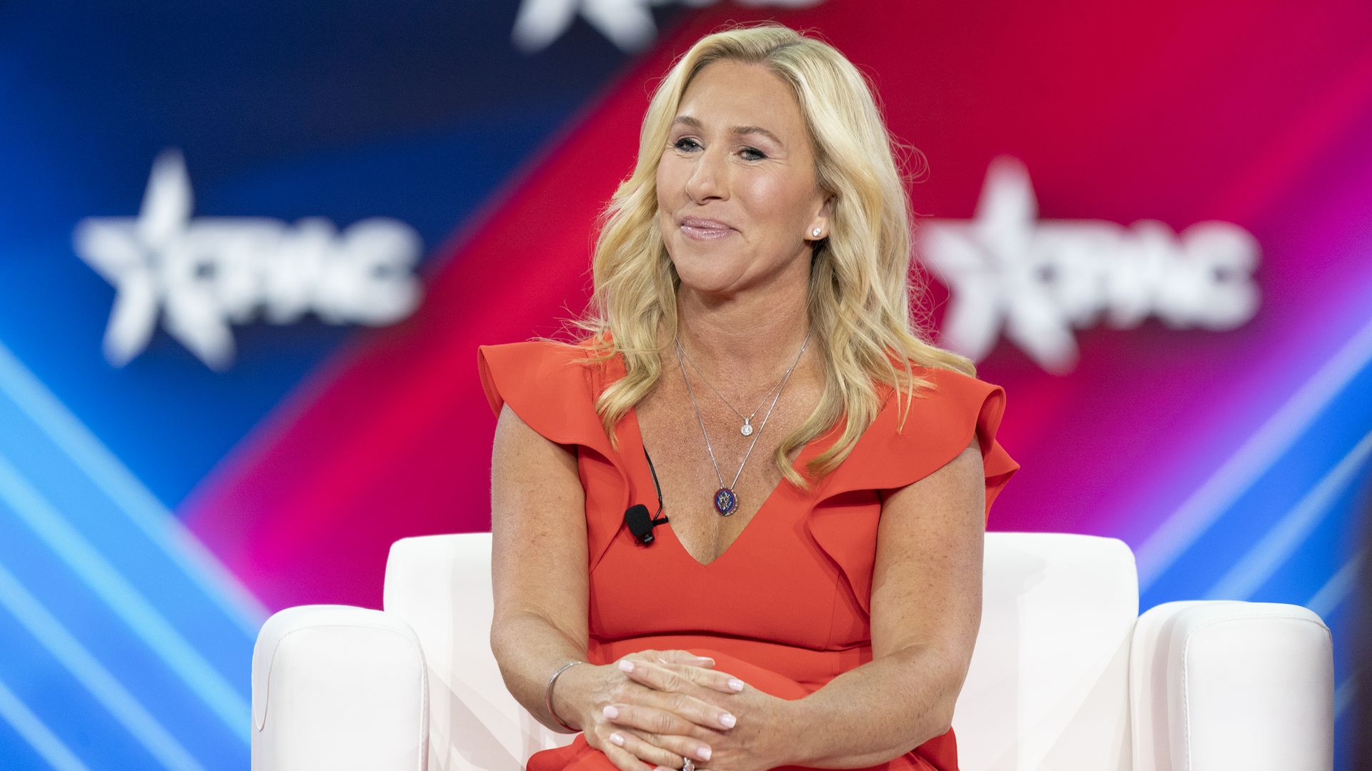 Congresswoman Marjorie Taylor Greene during CPAC.