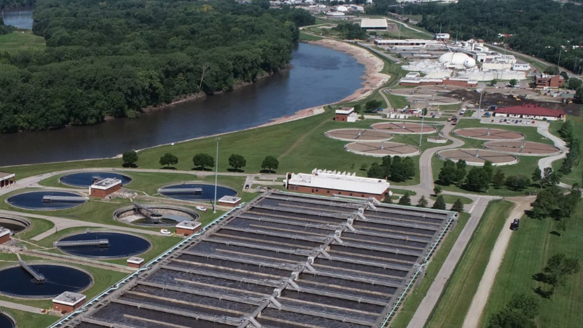A water treatment facility