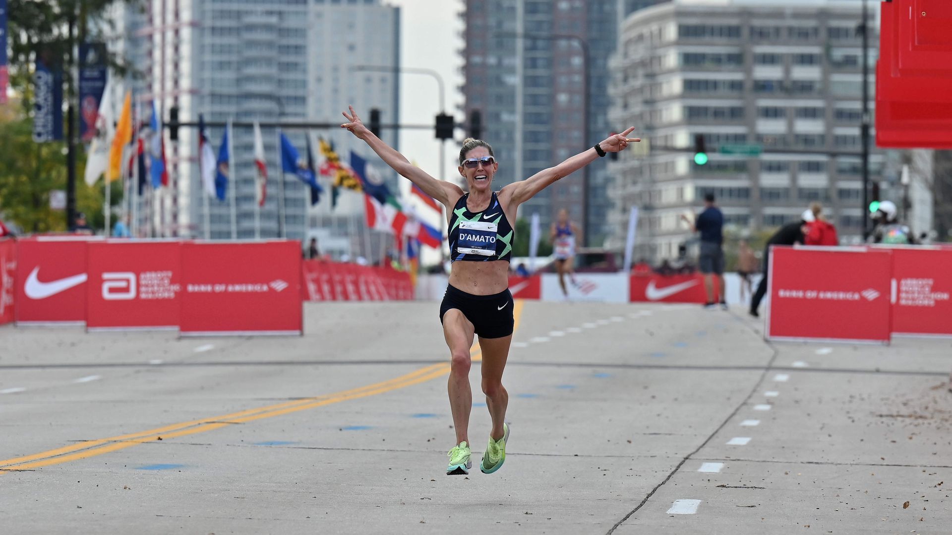 Picture of Keira D'Amato running